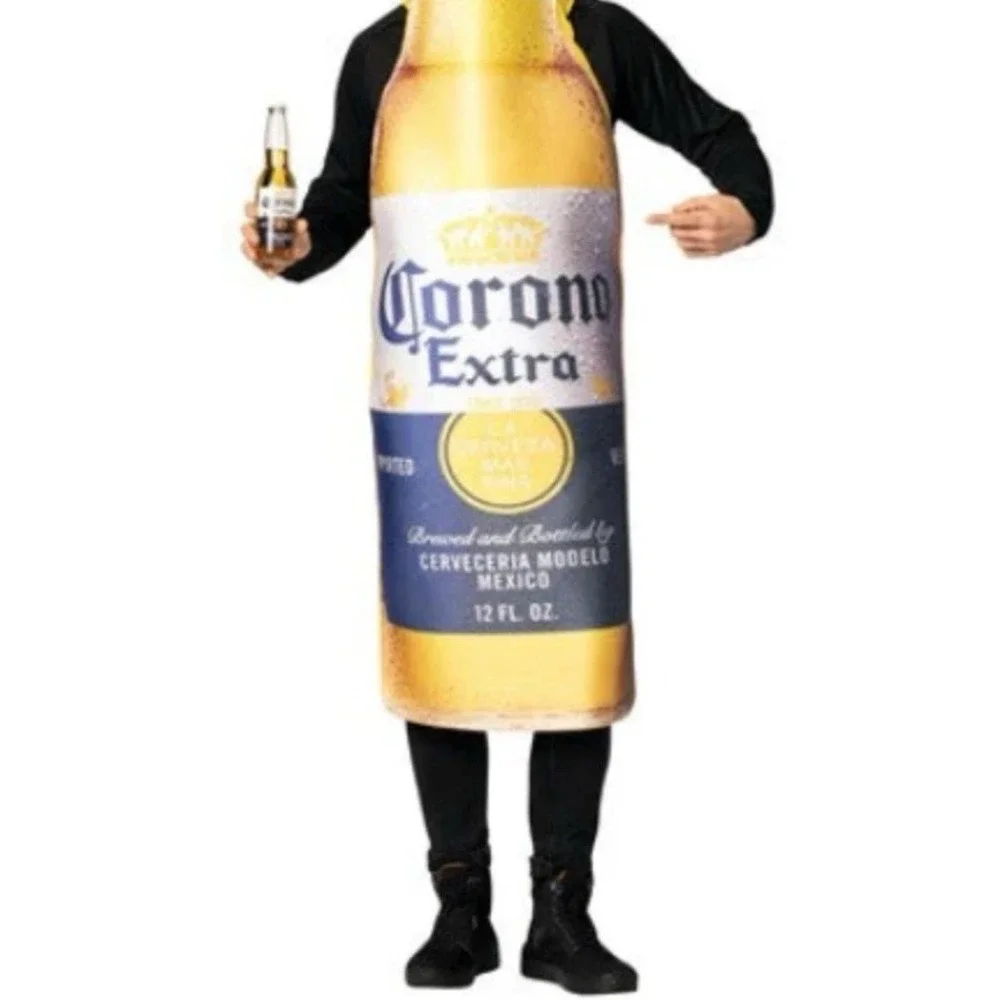 Corona Beer Bottle Costume Unisex One Size Polyester Food‎ & Drink Theme